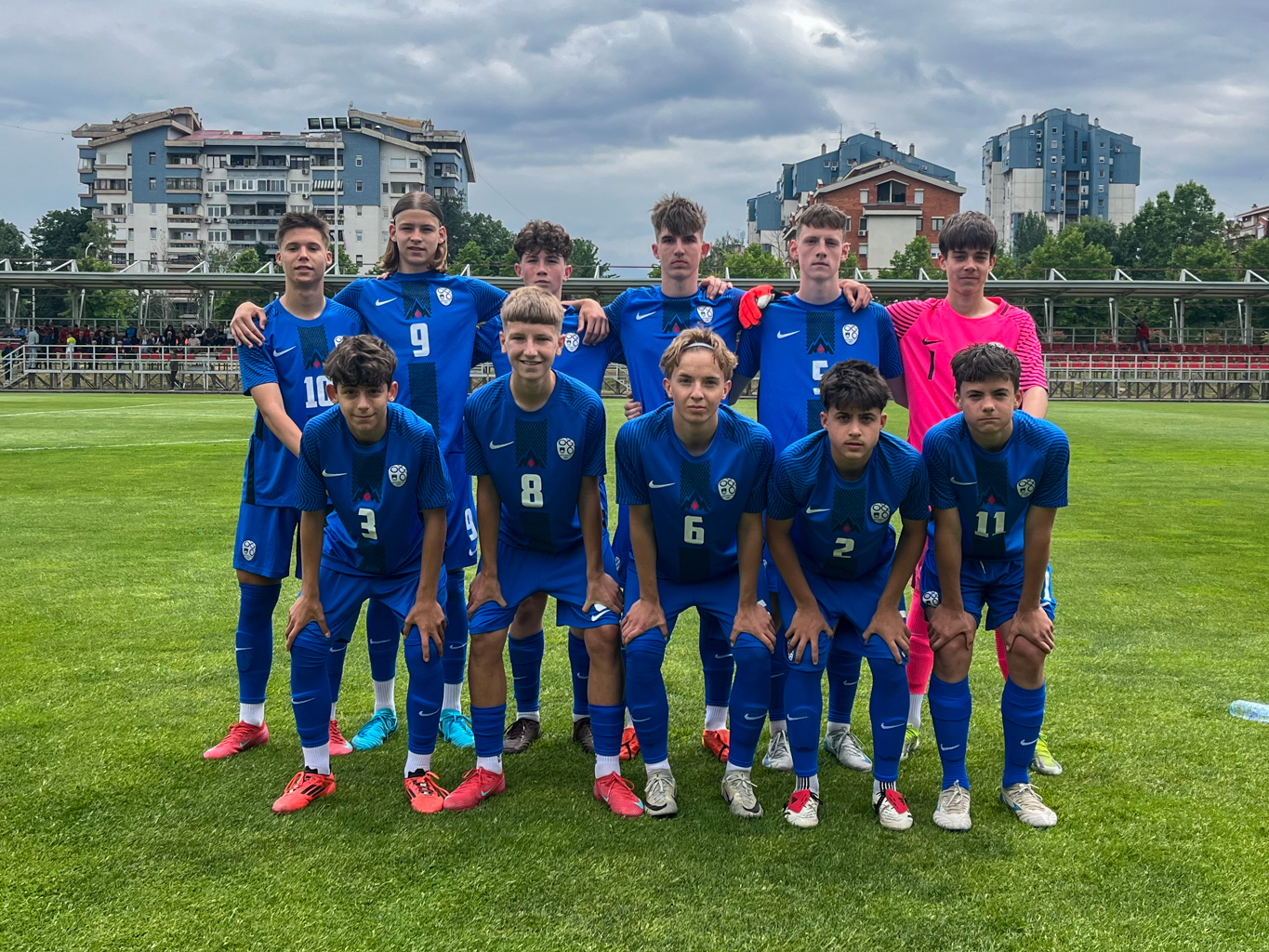Prva zmaga slovenske reprezentance U14 – uspešno tudi z našima Hribarjem in Bartoljem!