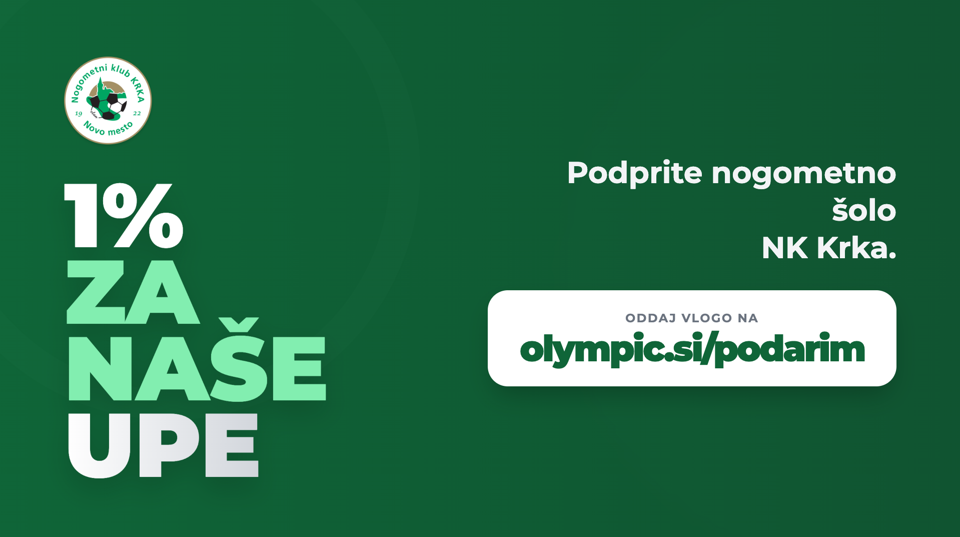 Podprite NK Krka z namenitvijo dohodnine